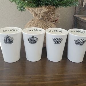 Rae Dunn Crown Tumblers